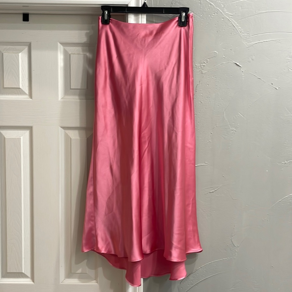Zara Pink Midi Skirt